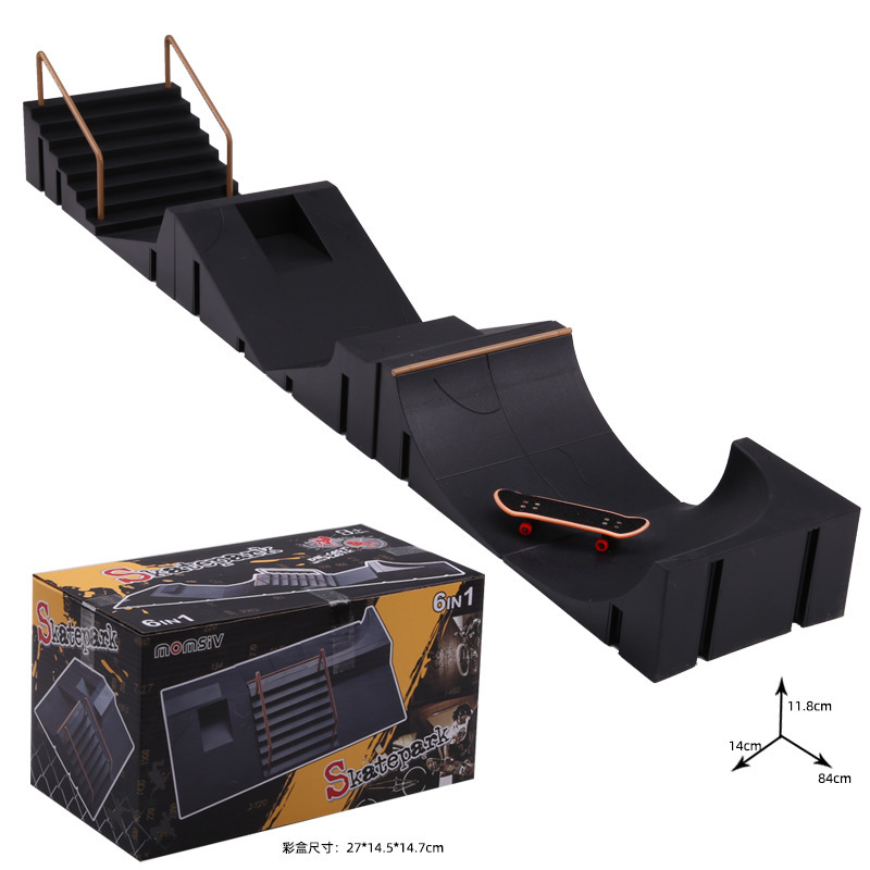 Skateboard Complete Deck - 6-в-1 детские скейтборды для пальцев, игрушки