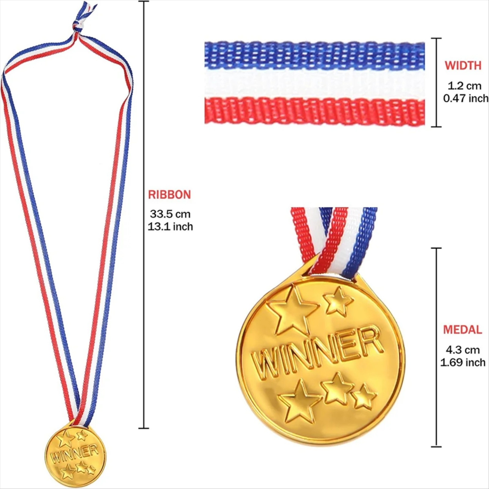 30 шт. пластиковых золотых мед – обзор и цена Sports Equipment For Schools